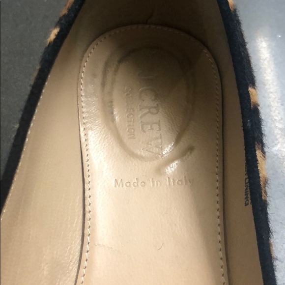J. Crew Collection Janey Calf Hair Leopard Flats - Picture 4 of 8